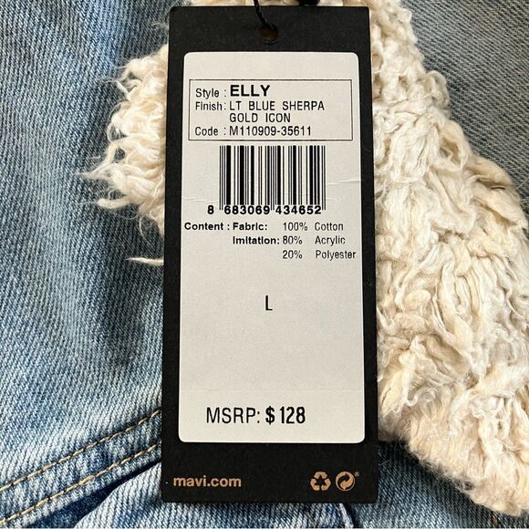 Mavi Gold Denim Sherpa Hooded Jacket* - Picture 6 of 11